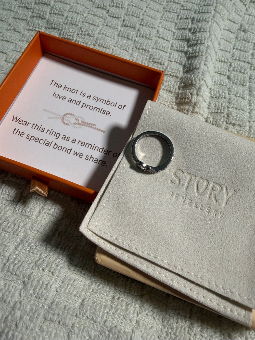 Silver Knot Ring - Polished Silver